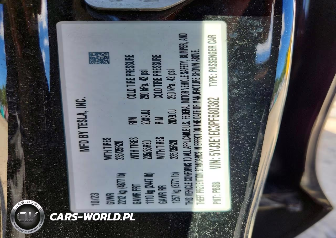 2023 Tesla Model 3 VIN:5YJ3E1EC3PF680382 - 13