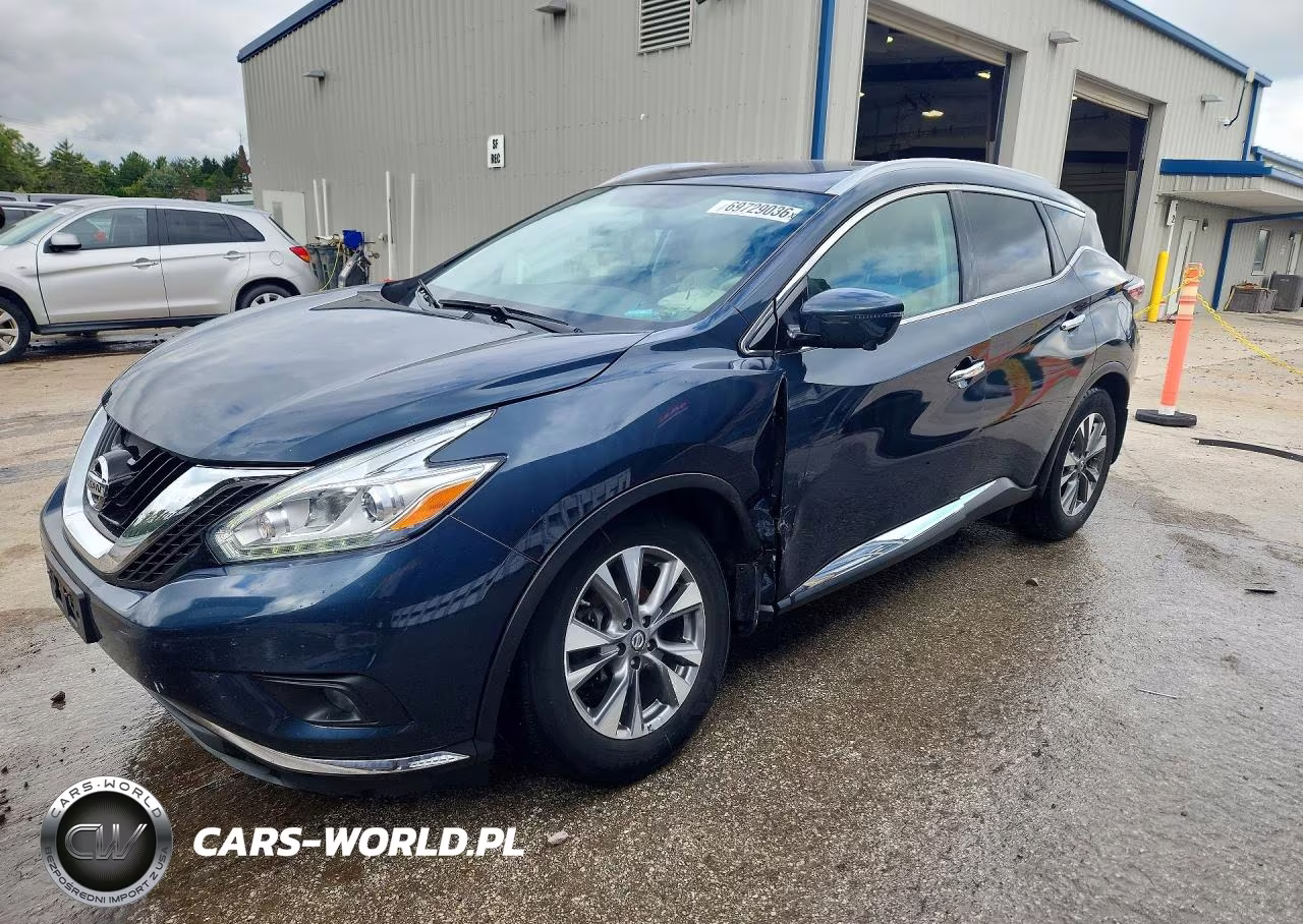 2017 Nissan Murano Sl VIN:5N1AZ2MH2HN171302 - 1