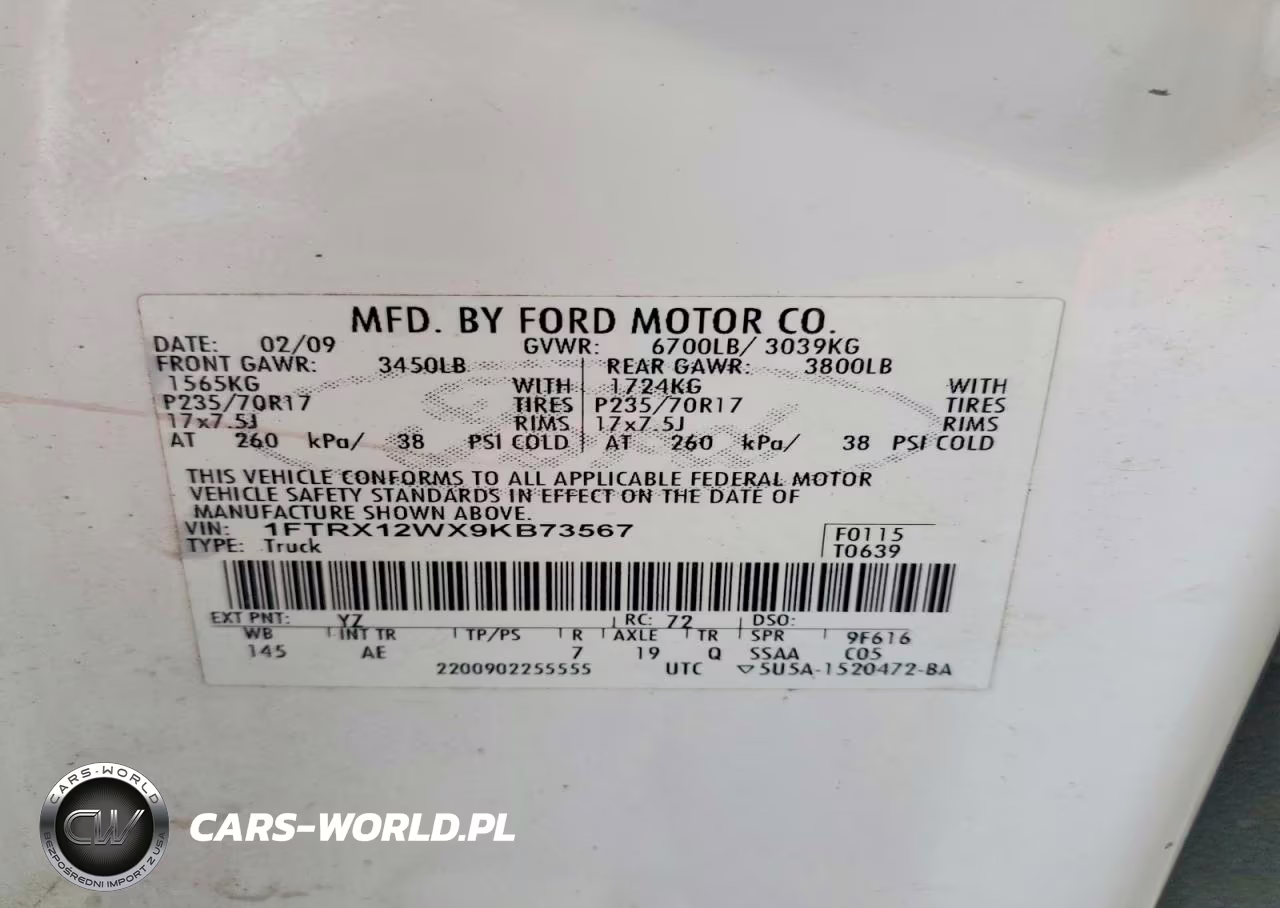 2009 Ford F150 Super Cab VIN:1FTRX12WX9KB73567 - 13