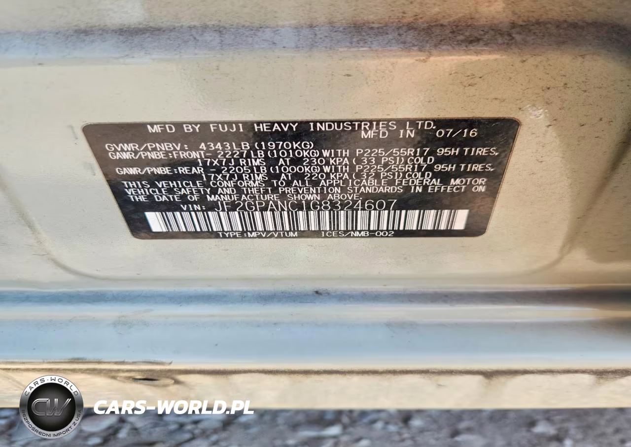 2016 Subaru Crosstrek Limited VIN:JF2GPANC1G8324607 - 14