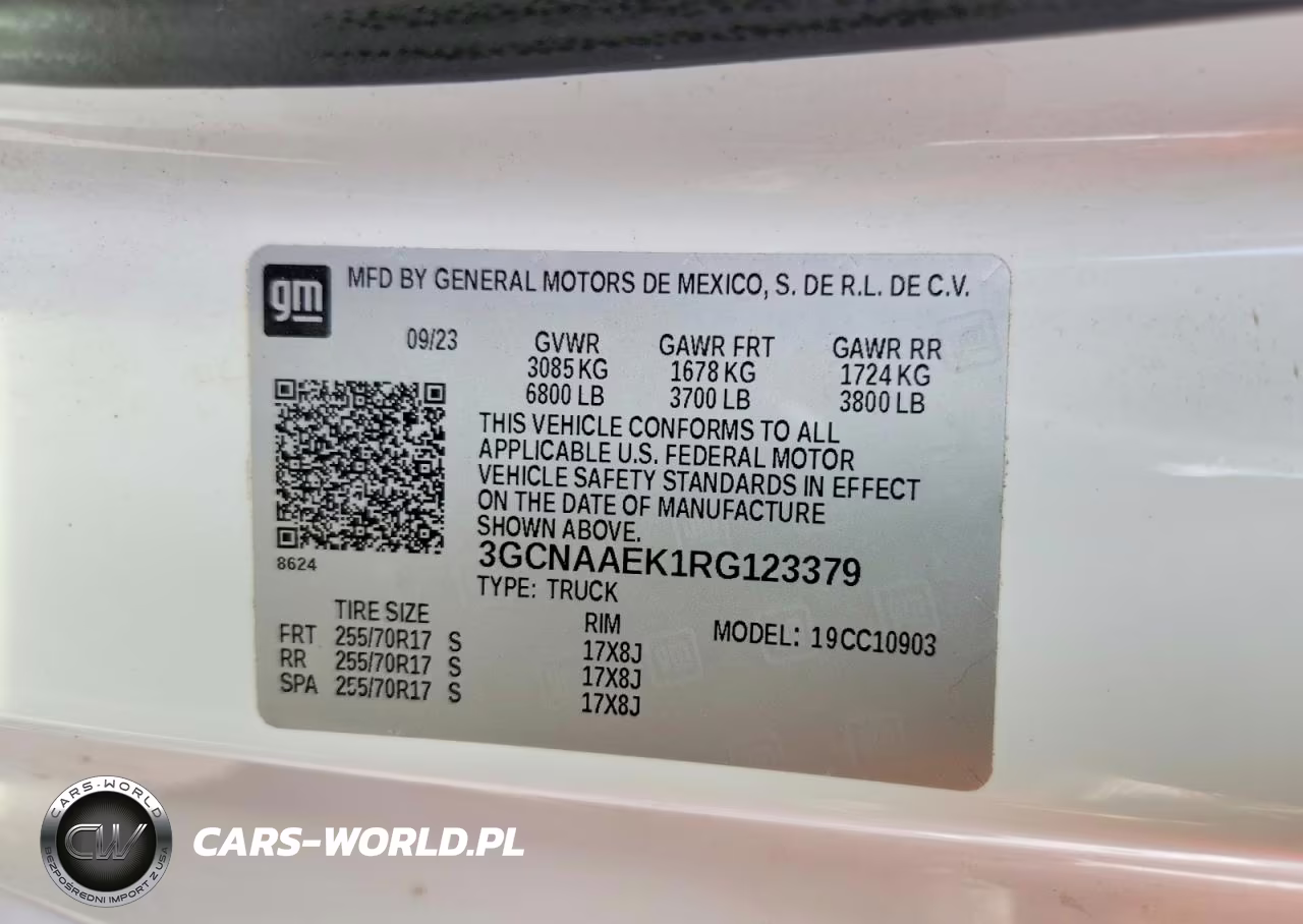 2024 Chevrolet Silverado C1500 VIN:3GCNAAEK1RG123379 - 12