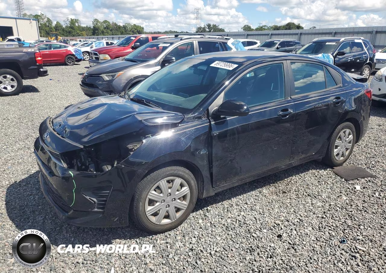 2021 Kia Rio Lx VIN:3KPA24AD3ME382061 - 1