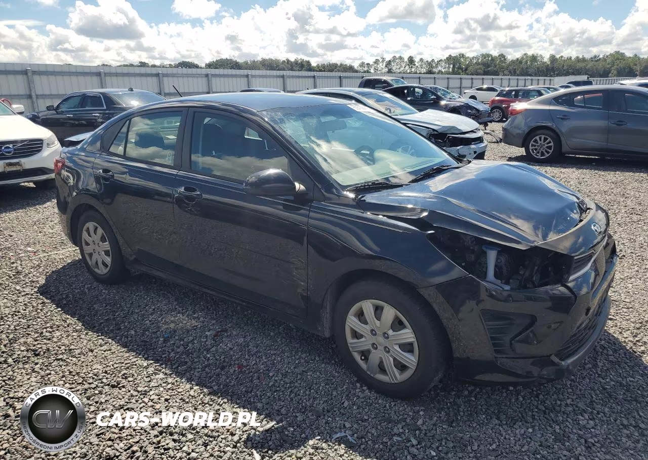 2021 Kia Rio Lx VIN:3KPA24AD3ME382061 - 4