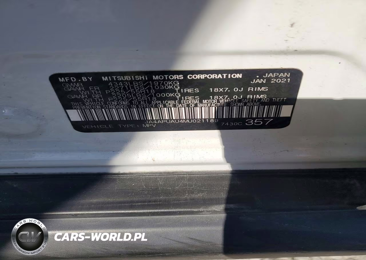 2021 Mitsubishi Outlander Sport Es VIN:JA4APUAU4MU021189 - 14