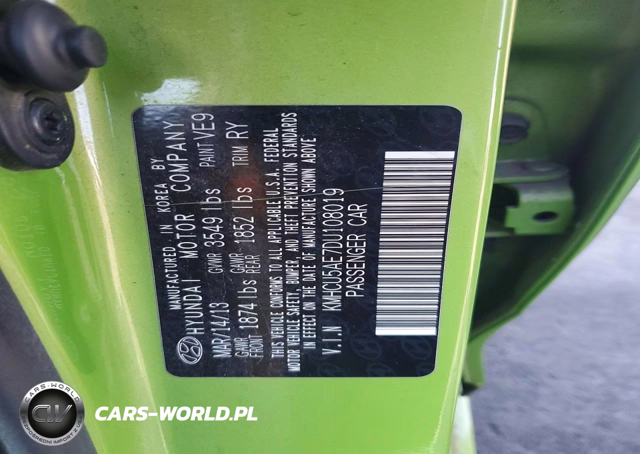 2013 Hyundai Accent Se VIN:KMHCU5AE7DU108019 - 12