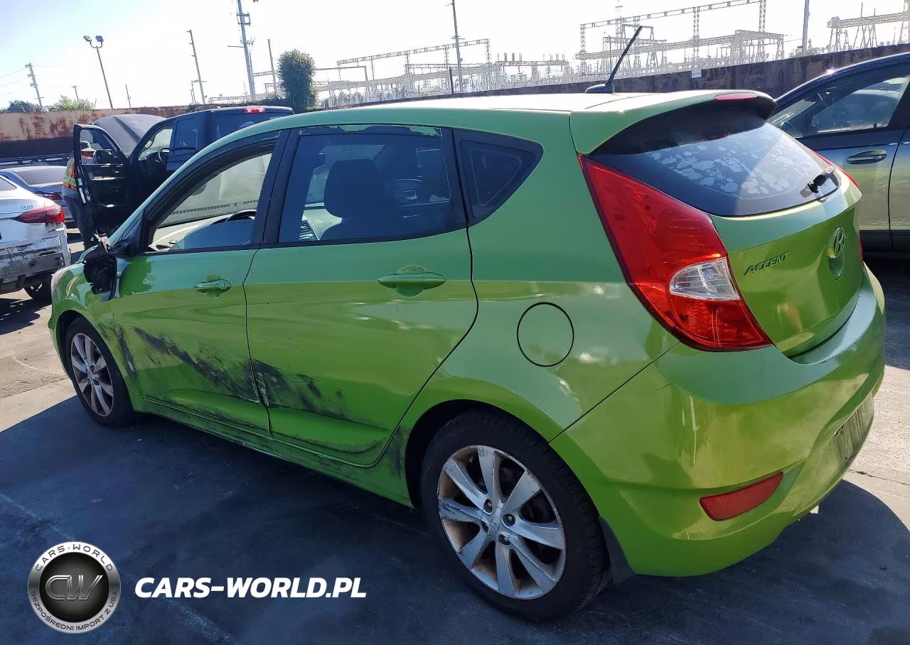 2013 Hyundai Accent Se VIN:KMHCU5AE7DU108019 - 2