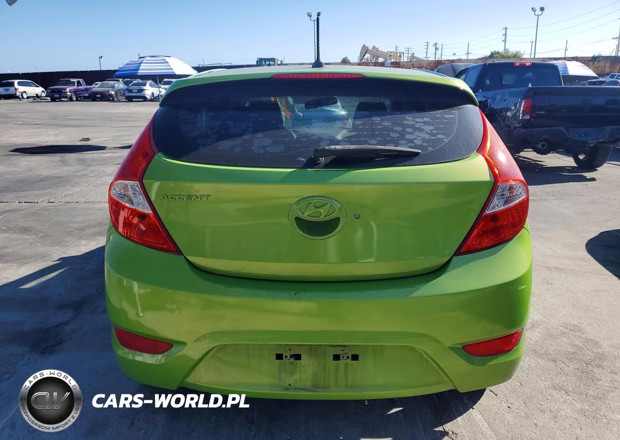 2013 Hyundai Accent Se VIN:KMHCU5AE7DU108019 - 6