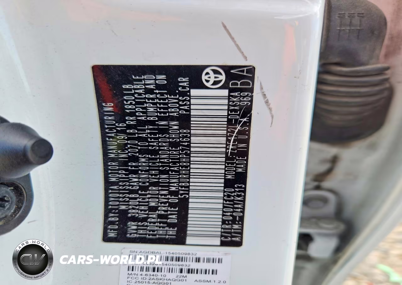 2017 Toyota Corolla Se VIN:5YFBURHE8HP574638 - 12