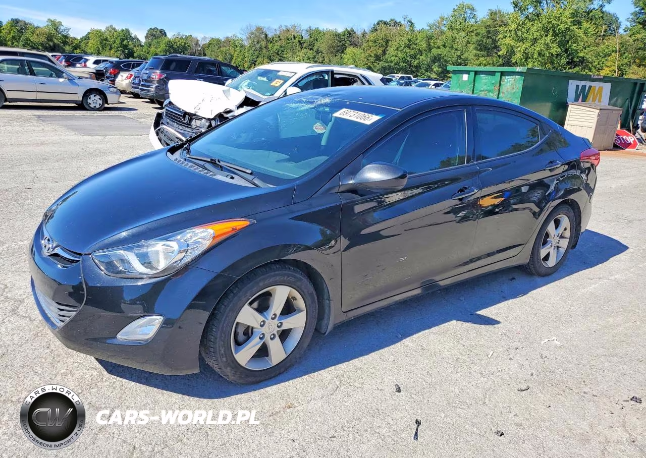 2013 Hyundai Elantra Gls VIN:5NPDH4AE1DH401514 - 1