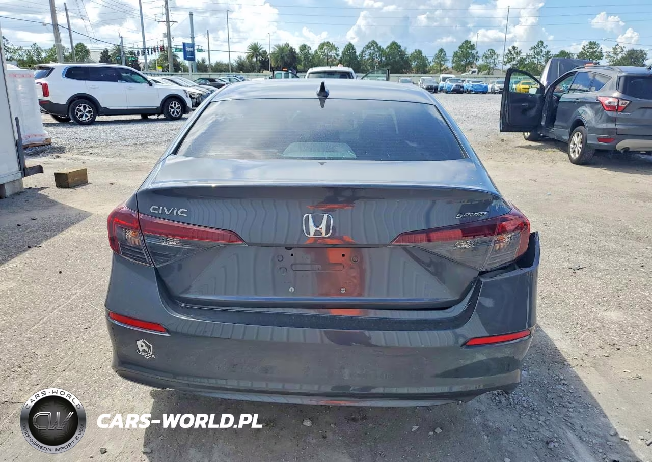 2025 Honda Civic Sport VIN:2HGFE2F54SH593601 - 6