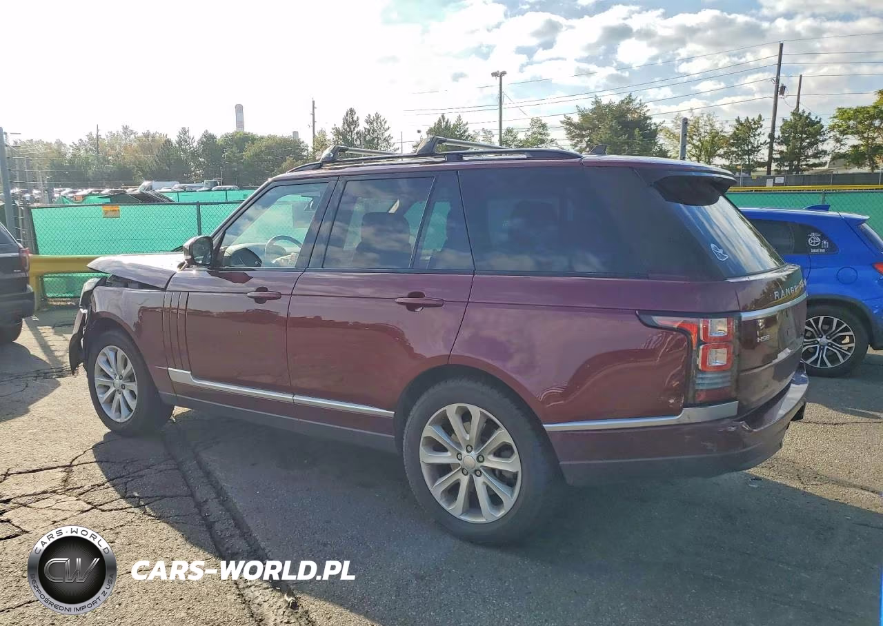 2015 Land Rover Range Rover Hse VIN:SALGS2VF0FA179282 - 2