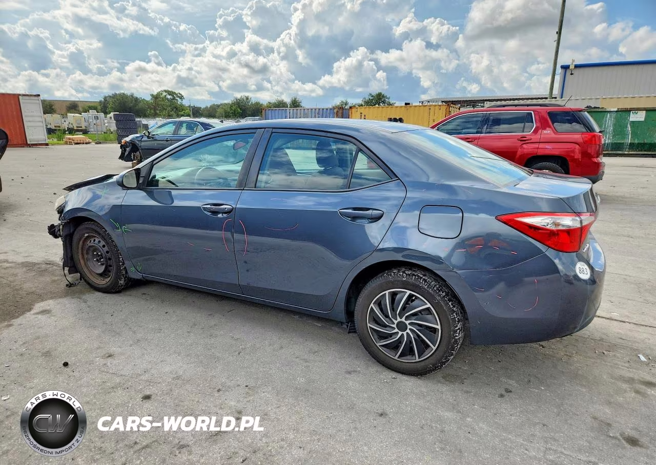 2015 Toyota Corolla Le VIN:2T1BURHE6FC400645 - 2