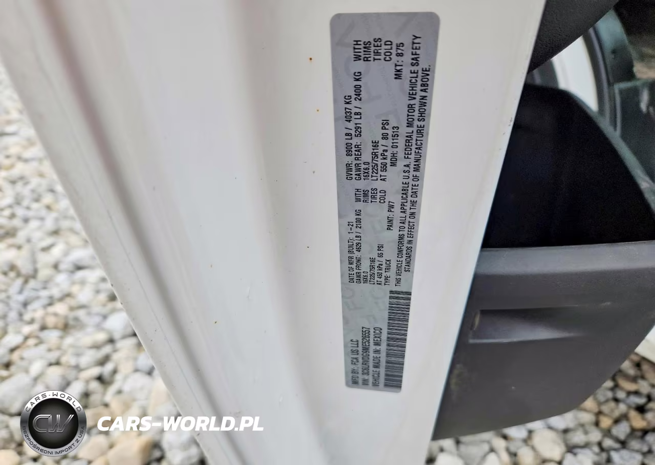 2021 Ram Promaster 2500 2500 High VIN:3C6LRVDG9ME526557 - 12