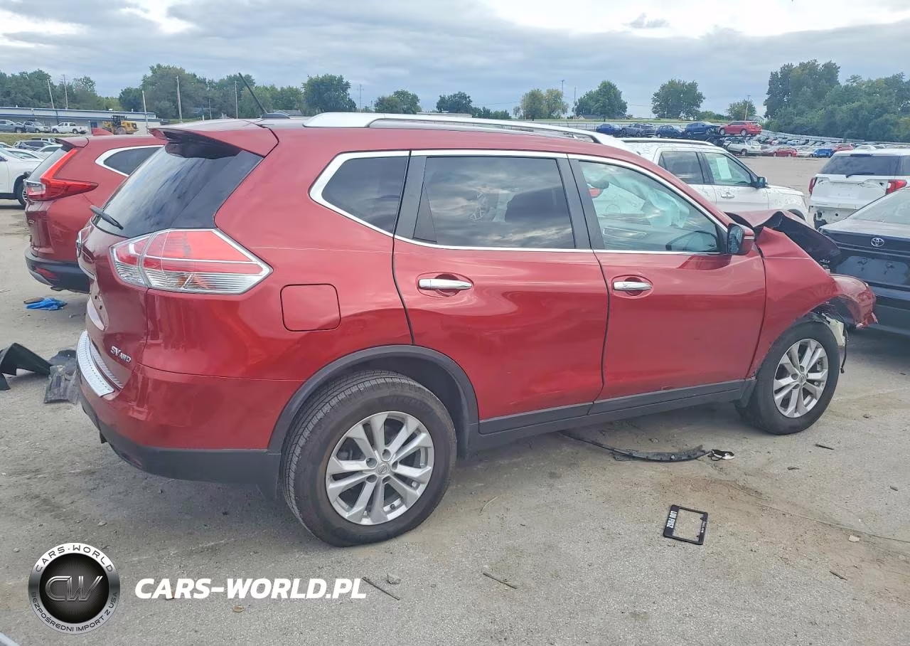 2015 Nissan Rogue Sv VIN:KNMAT2MVXFP570360 - 3