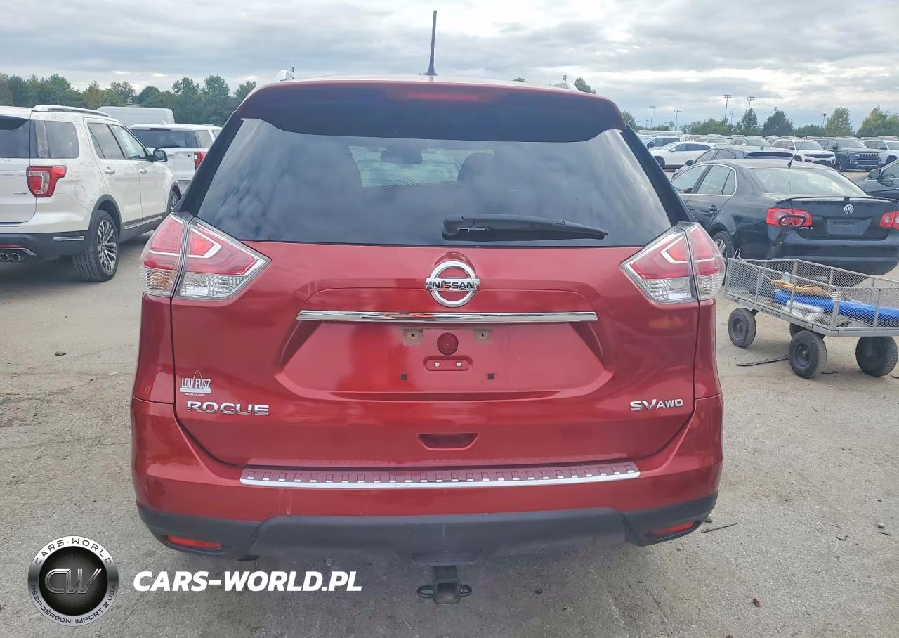 2015 Nissan Rogue Sv VIN:KNMAT2MVXFP570360 - 6