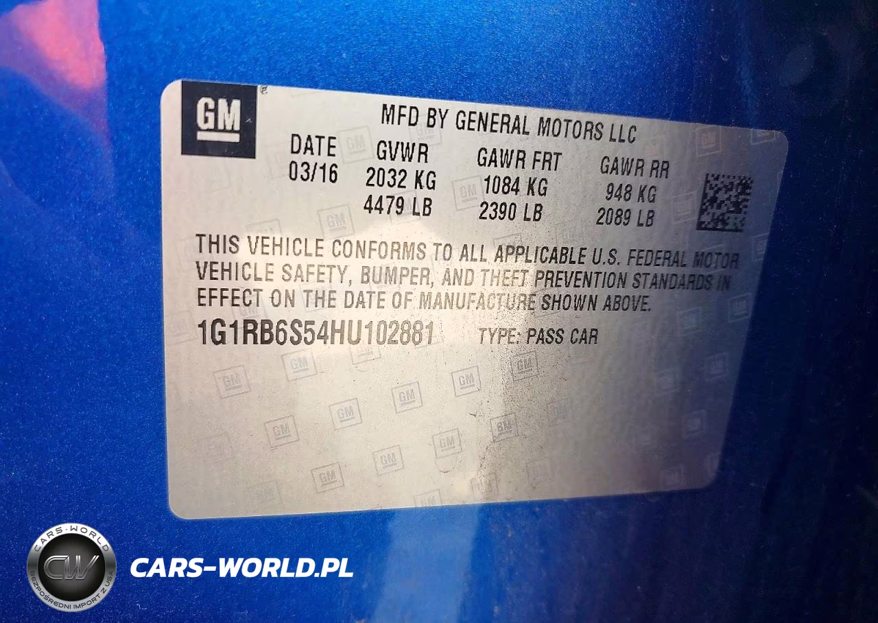 2017 Chevrolet Volt Premier VIN:1G1RB6S54HU102881 - 13