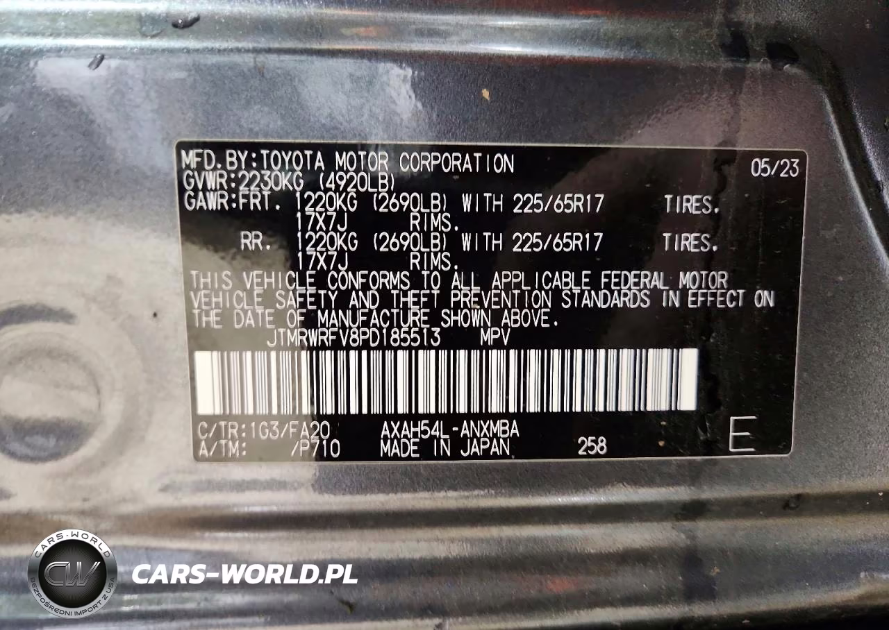 2023 Toyota Rav4 Hybrid Xle VIN:JTMRWRFV8PD185513 - 13
