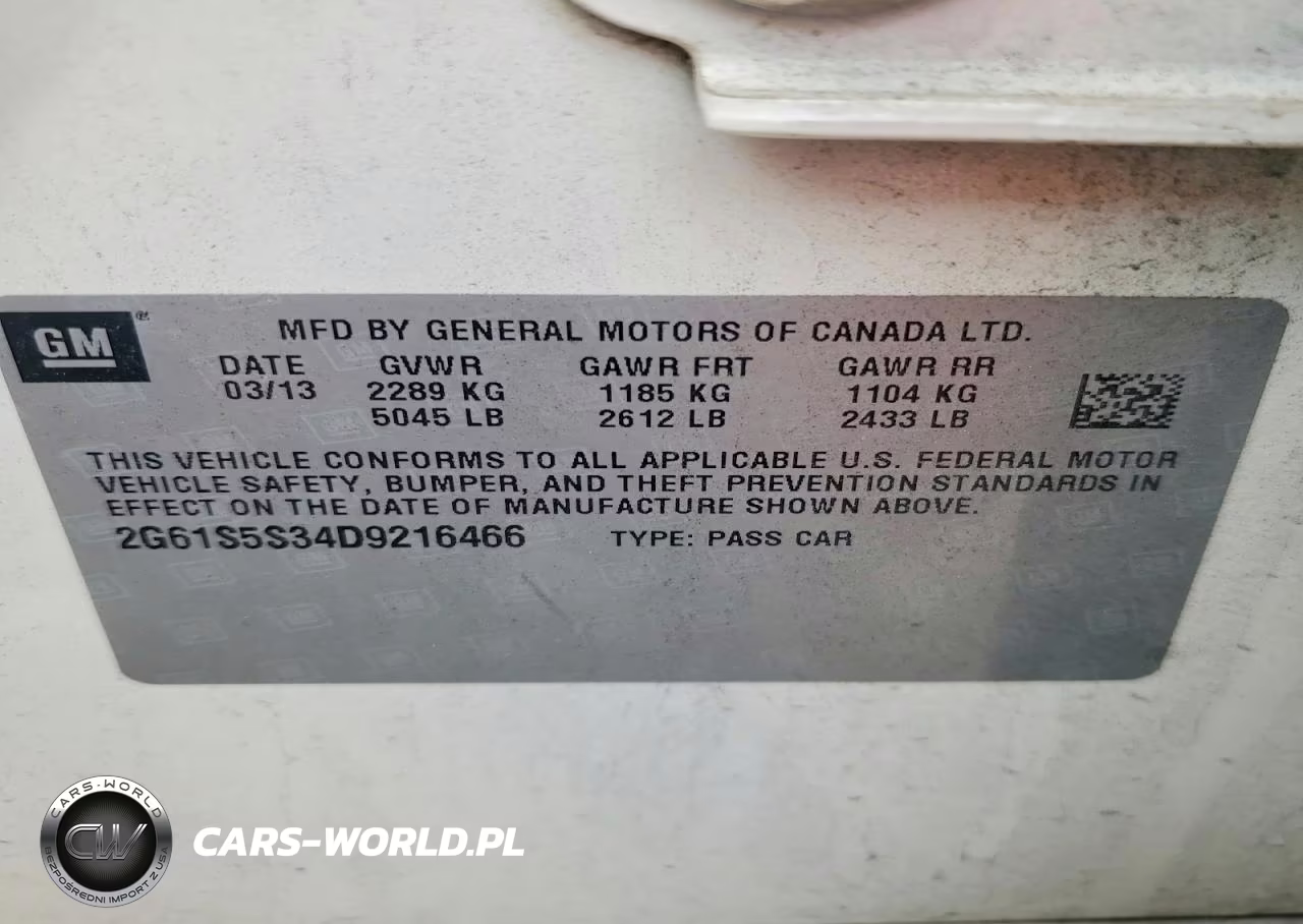2013 Cadillac Xts Premium Collection VIN:2G61S5S34D9216466 - 12