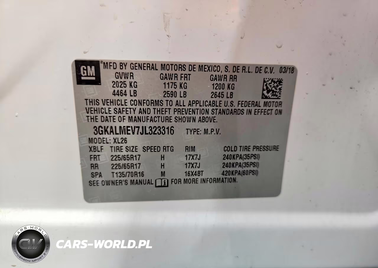 2018 GMC Terrain Sle VIN:3GKALMEV7JL323316 - 13