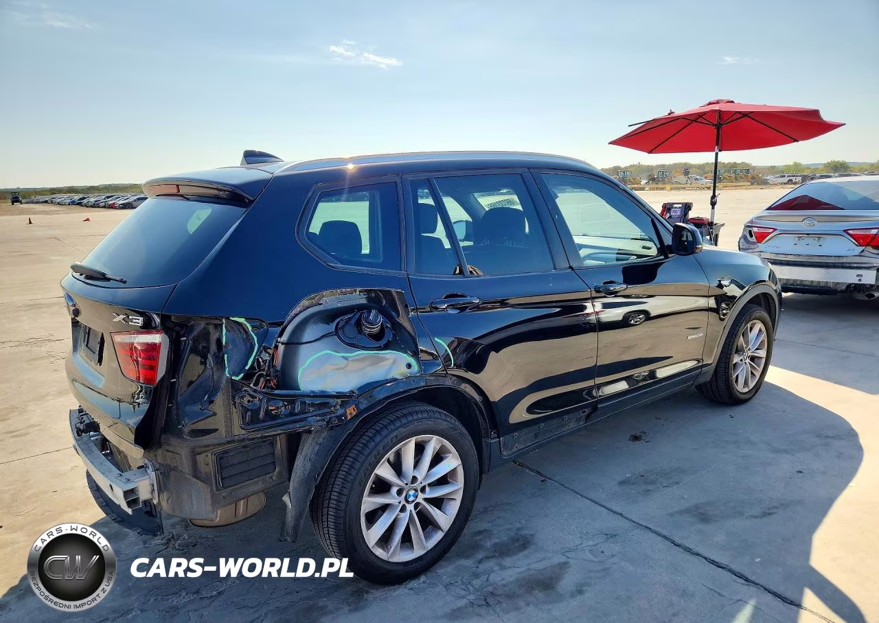 2017 BMW X3 Sdrive28I VIN:5UXWZ7C38H0V87802 - 3