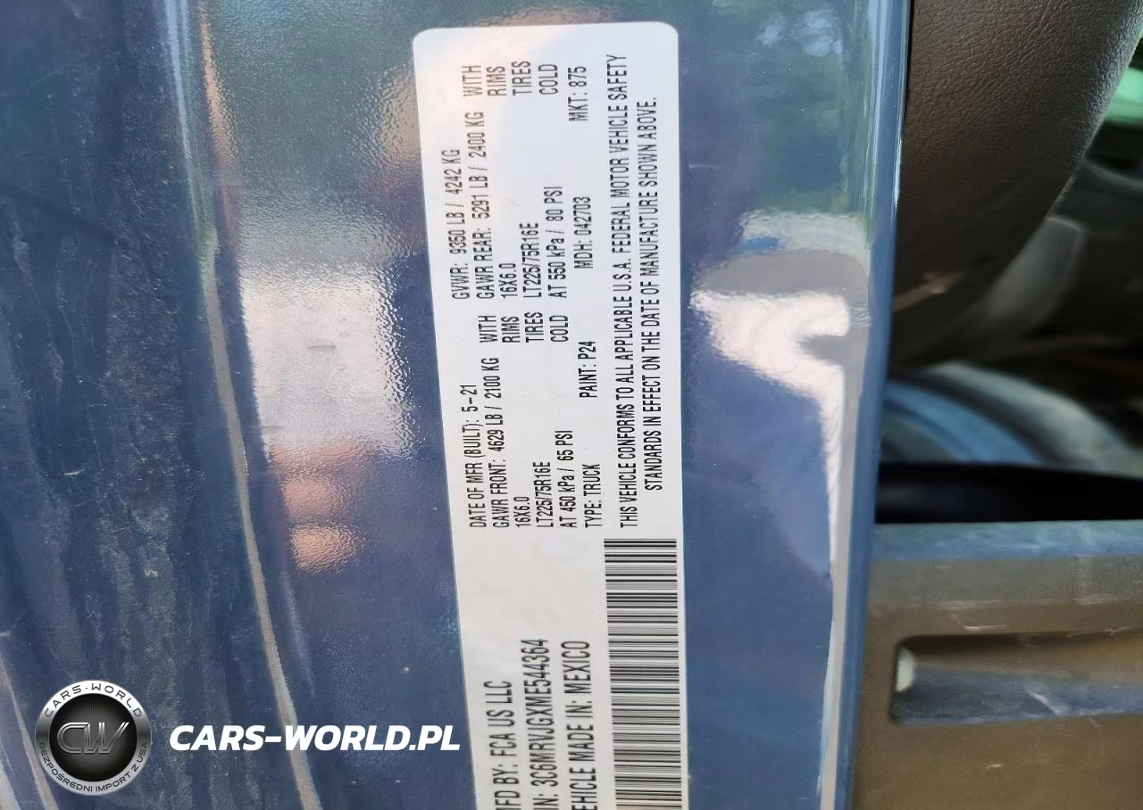 2021 Ram Promaster 3500 Delivery Van VIN:3C6MRVJGXME544364 - 12