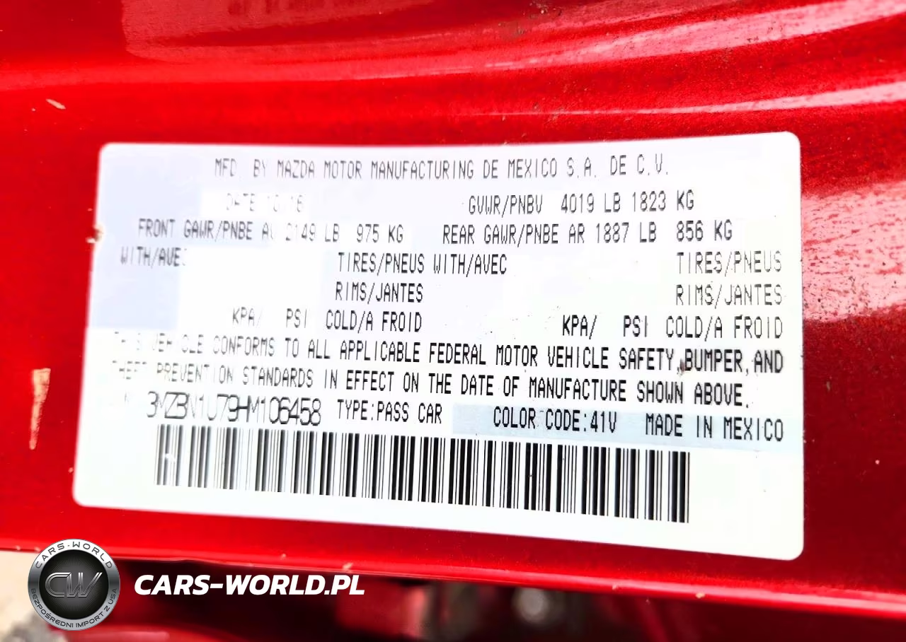 2017 Mazda 3 VIN:3MZBN1U79HM106458 - 13