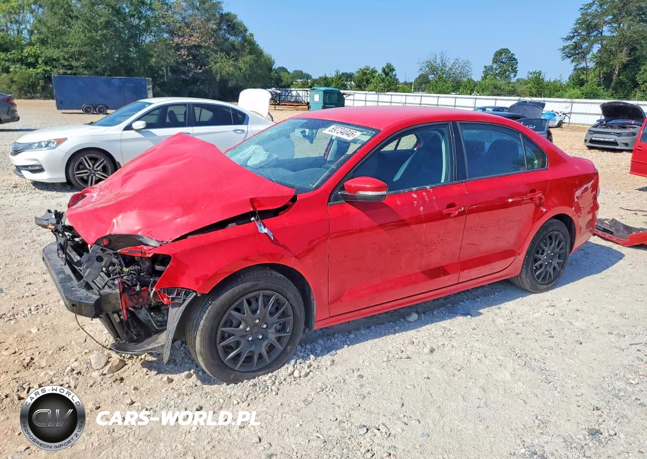 2012 Volkswagen Jetta 2.5L Se VIN:3VWDP7AJ7CM086726 - 1