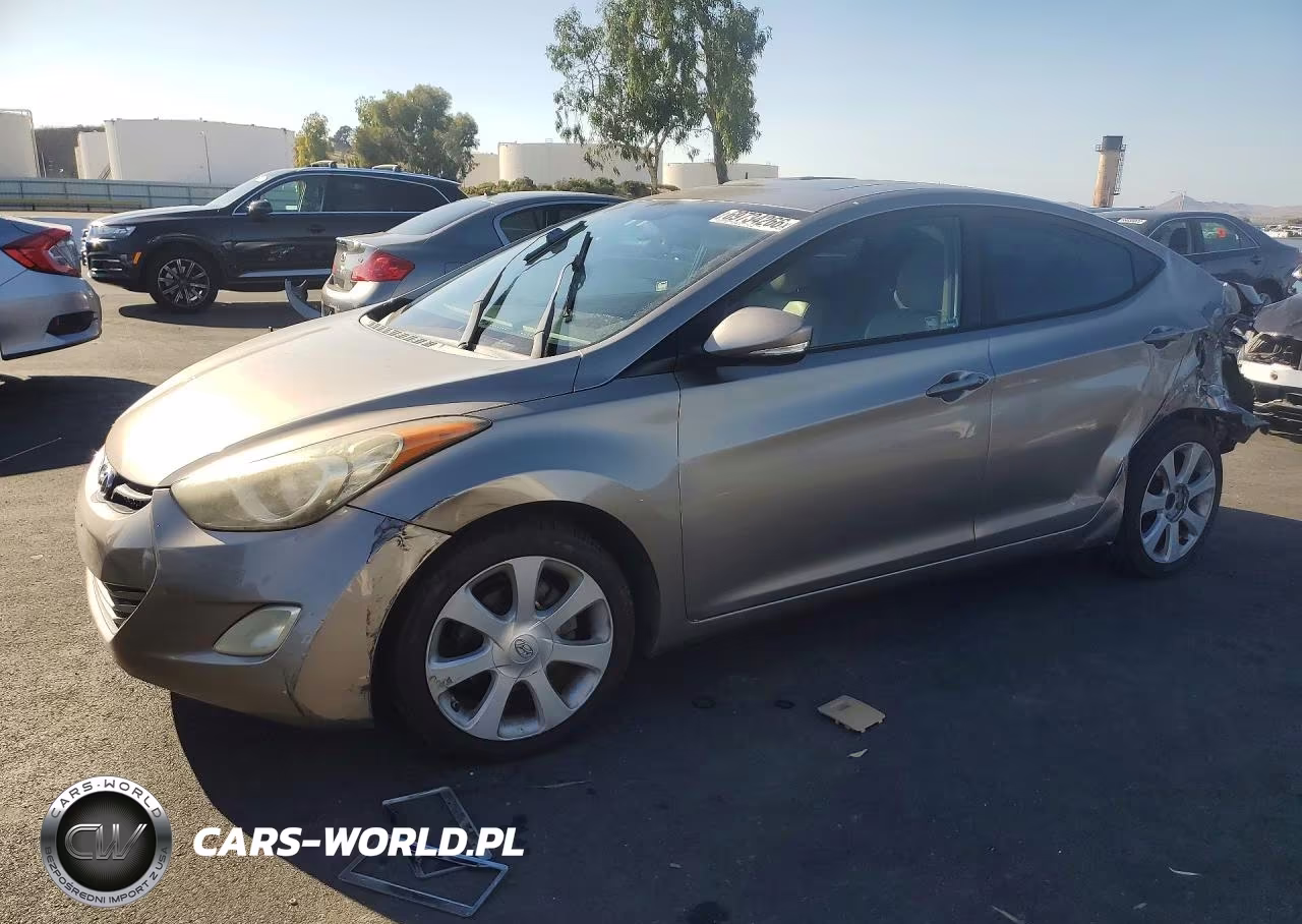 2012 Hyundai Elantra Limited VIN:5NPDH4AE5CH096548 - 1