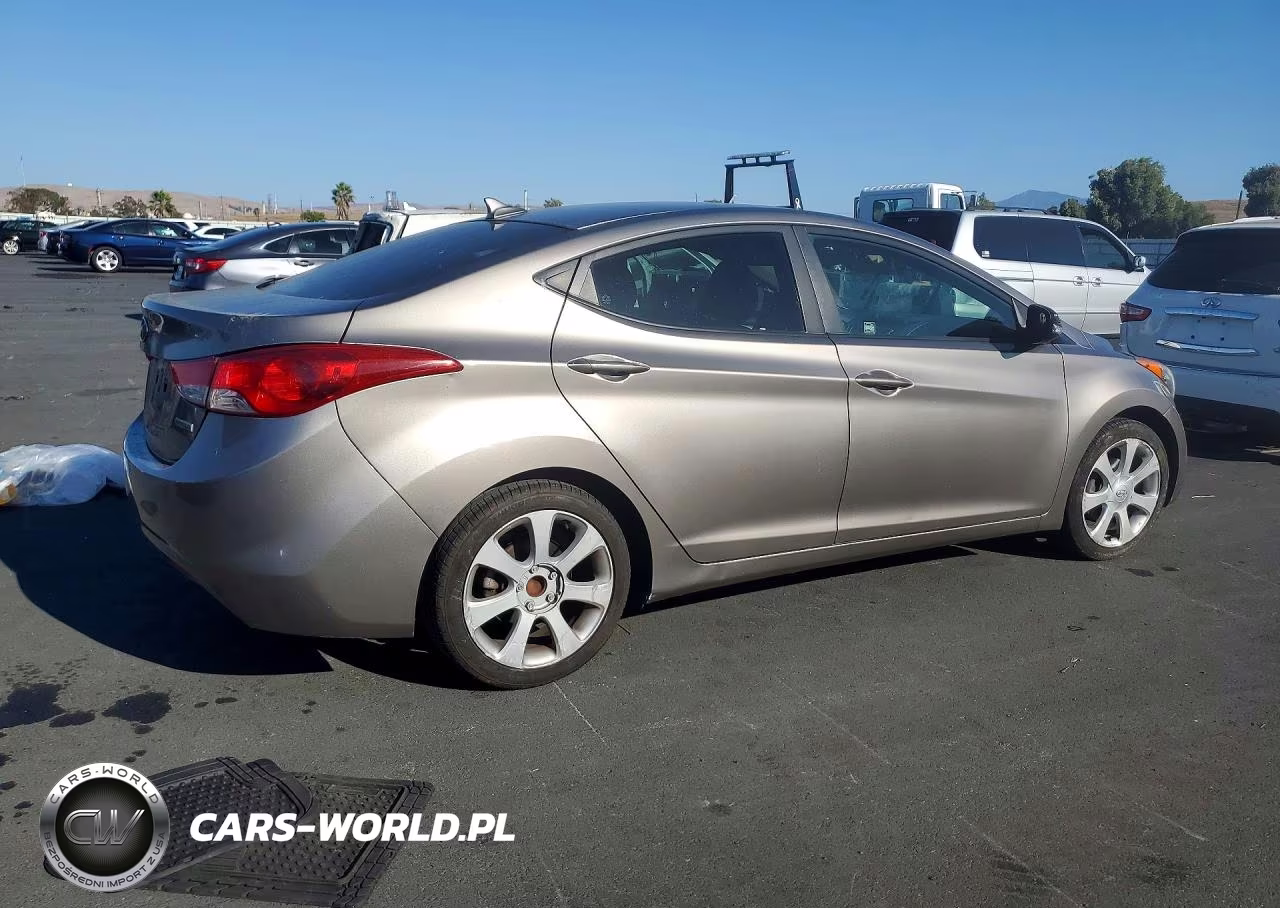 2012 Hyundai Elantra Limited VIN:5NPDH4AE5CH096548 - 3