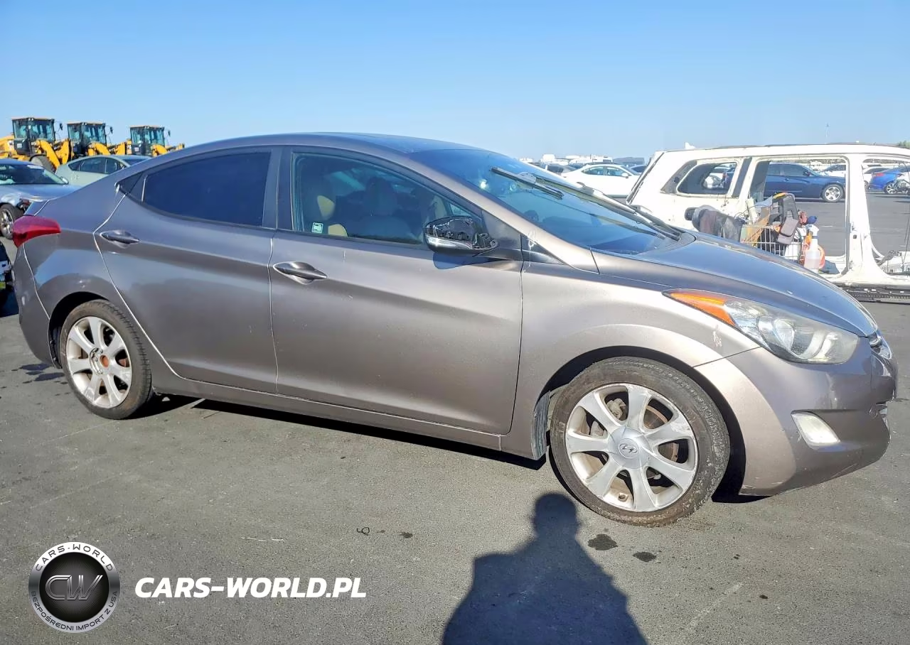 2012 Hyundai Elantra Limited VIN:5NPDH4AE5CH096548 - 4