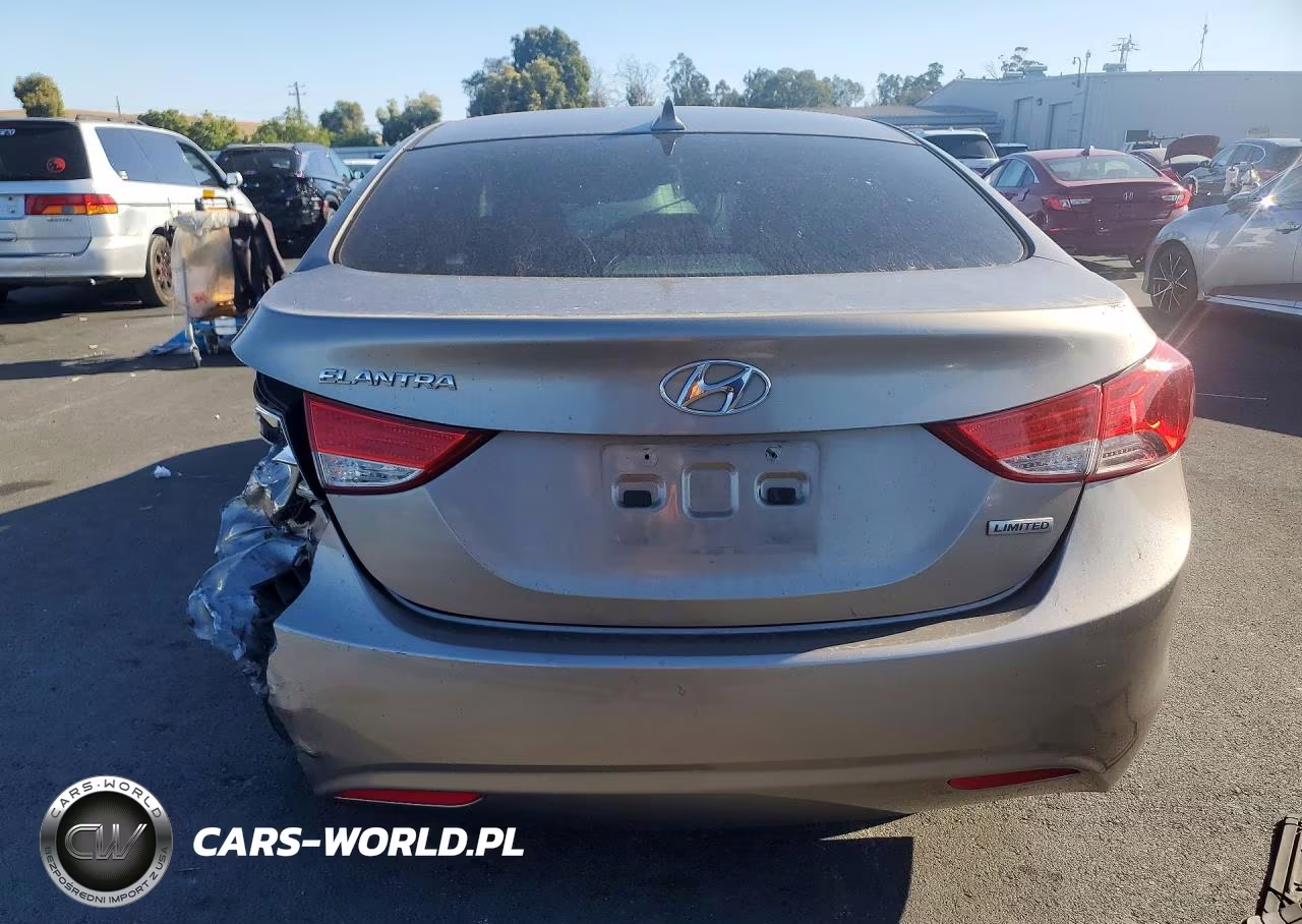 2012 Hyundai Elantra Limited VIN:5NPDH4AE5CH096548 - 6