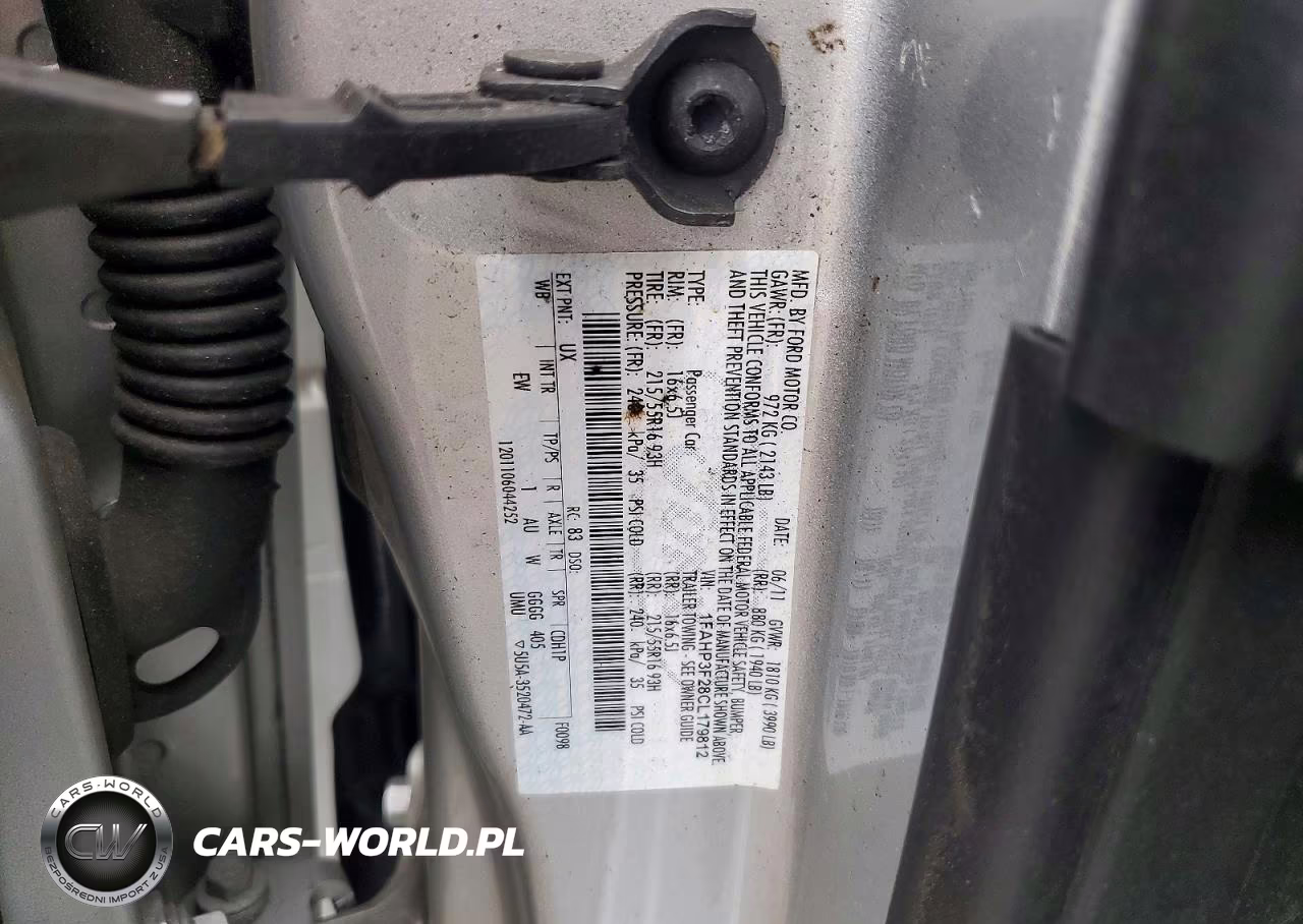 2012 Ford Focus Se VIN:1FAHP3F28CL179812 - 12