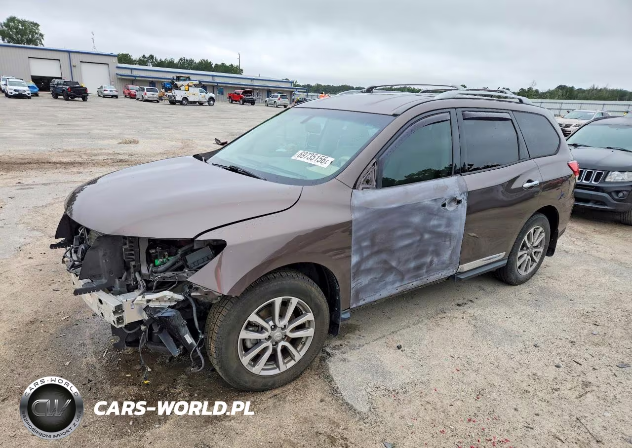 2015 Nissan Pathfinder Sl VIN:5N1AR2MN8FC696086 - 1