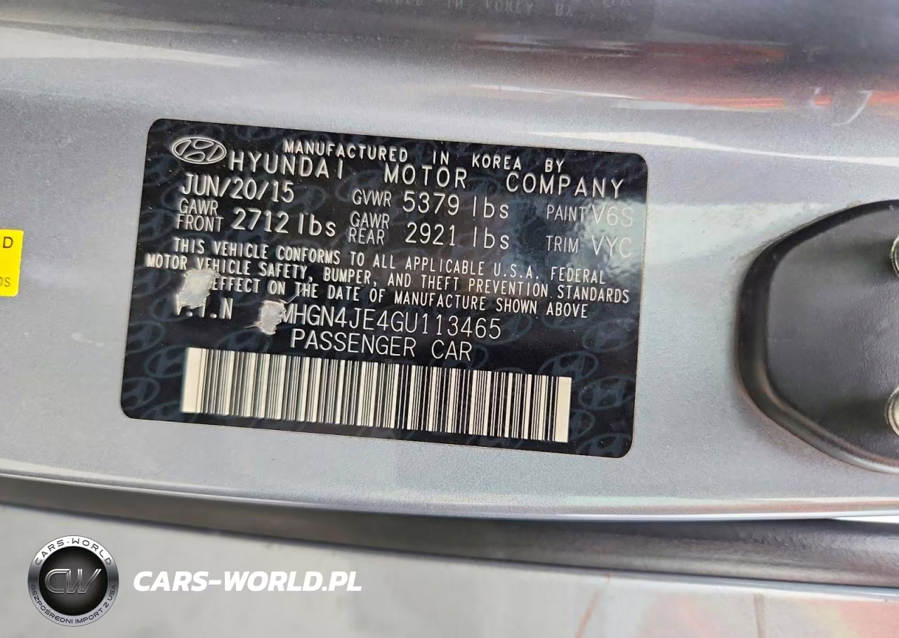 2016 Hyundai Genesis 3.8L VIN:KMHGN4JE4GU113465 - 13