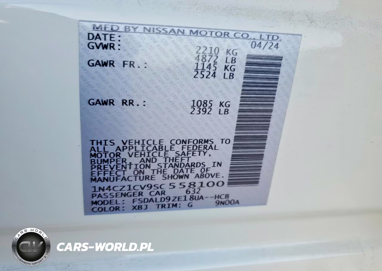 2025 Nissan Leaf Sv Plus VIN:1N4CZ1CV9SC558100 - 14