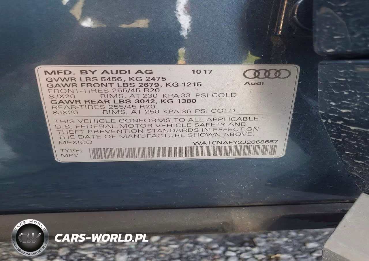 2018 Audi Q5 Prestige VIN:WA1CNAFY2J2068687 - 13