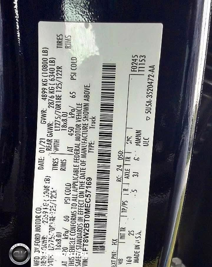 2021 Ford F250 Super Duty VIN:1FT8W2BT0MEC57169 - 15