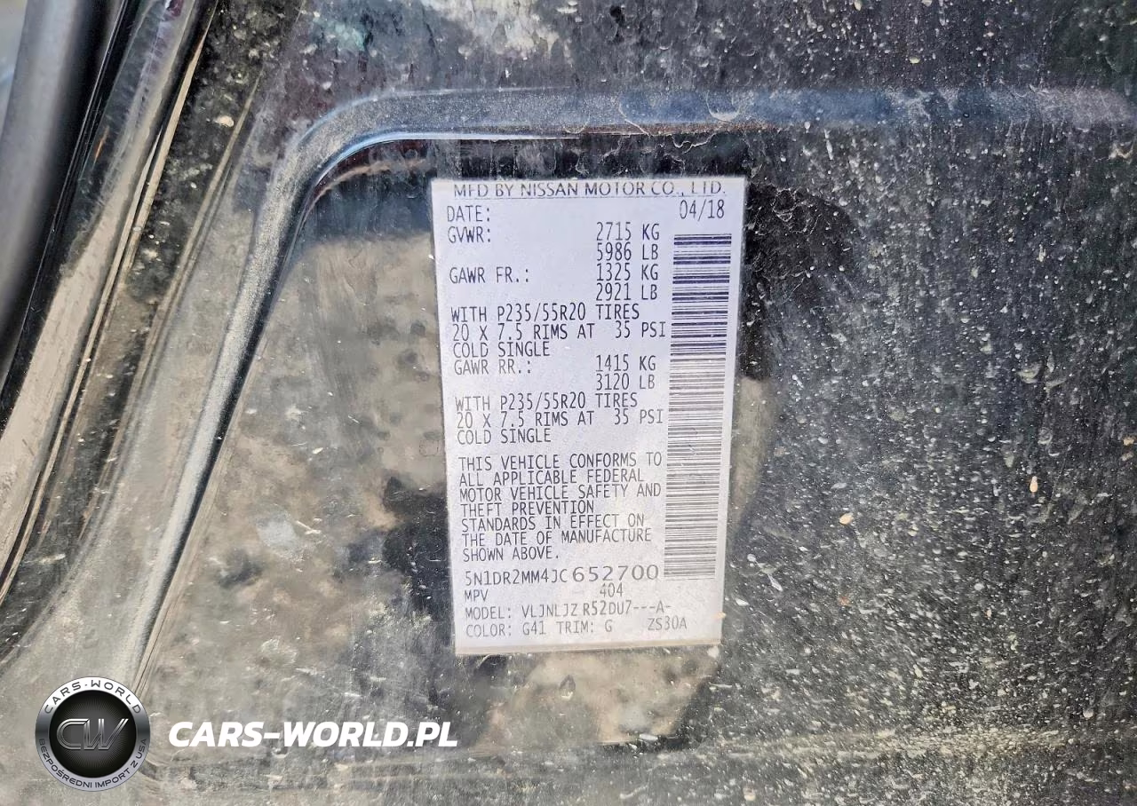 2018 Nissan Pathfinder Platinum VIN:5N1DR2MM4JC652700 - 13