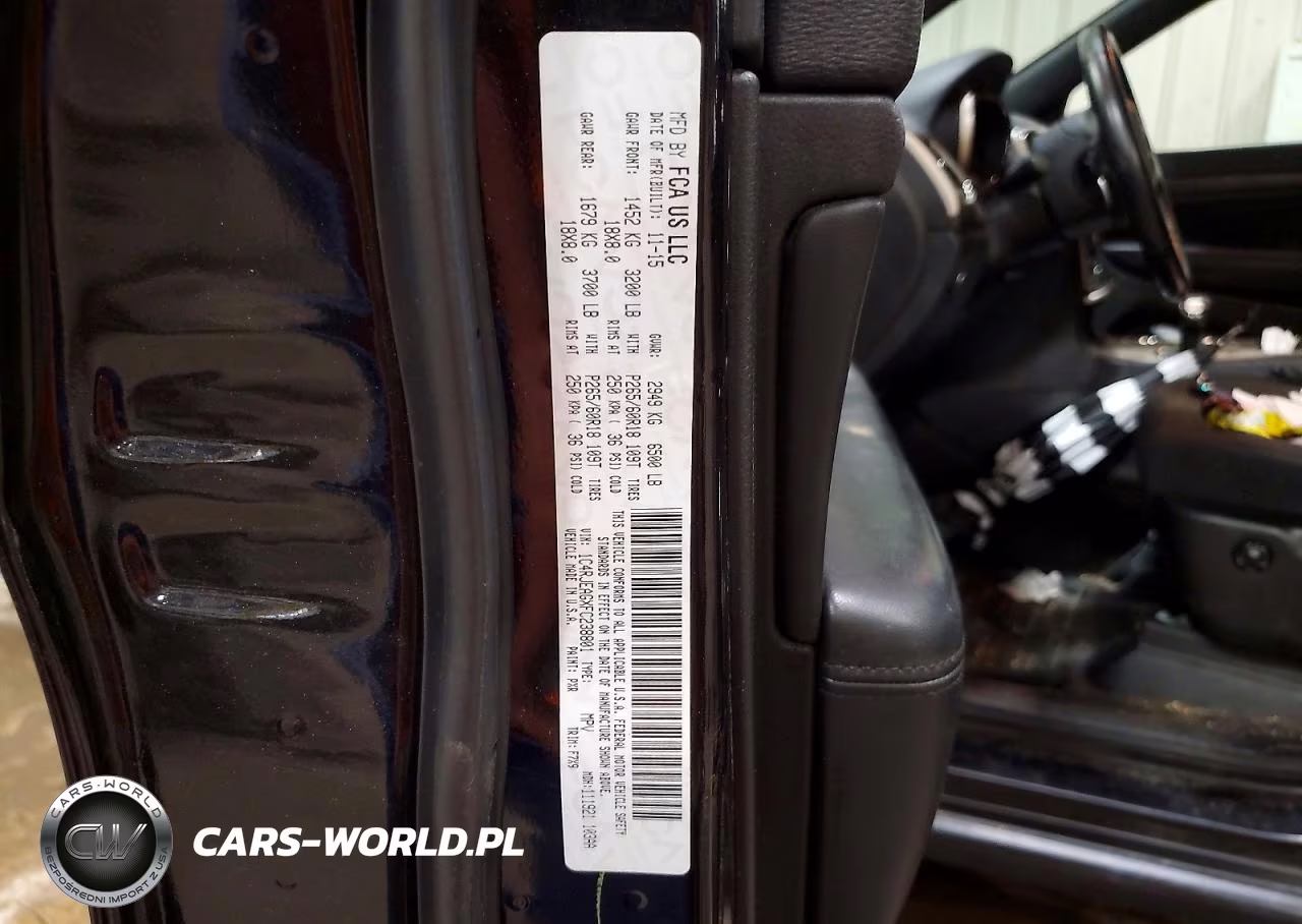 2015 Jeep Grand Cherokee Laredo VIN:1C4RJEAGXFC238801 - 13