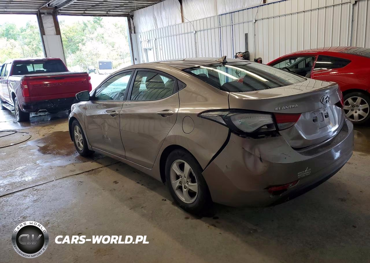 2014 Hyundai Elantra Se VIN:5NPDH4AE9EH456536 - 2