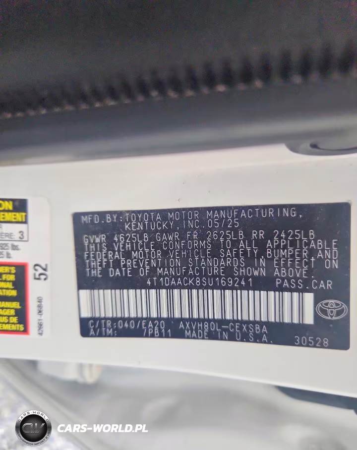 2025 Toyota Camry Se VIN:4T1DAACK8SU169241 - 12