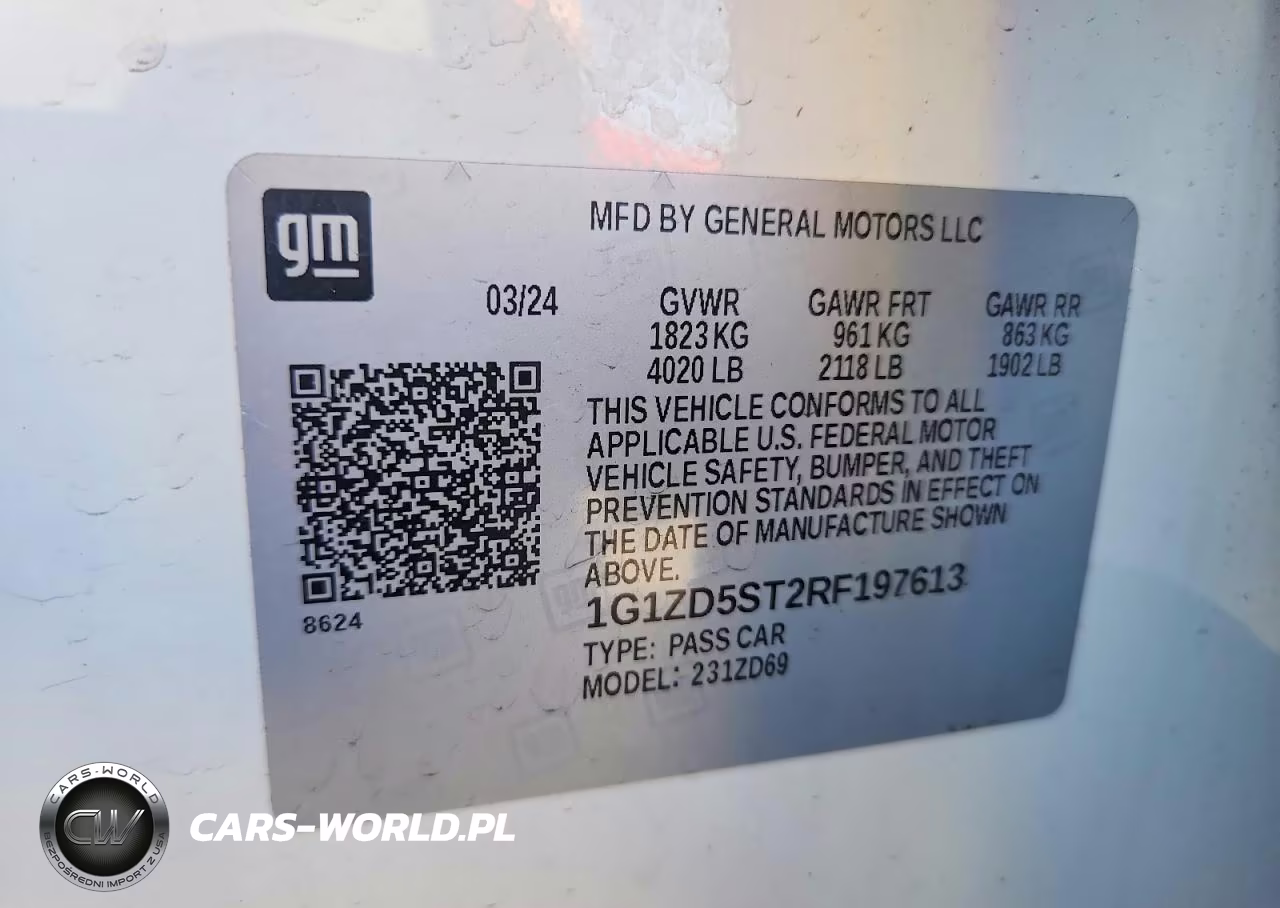 2024 Chevrolet Malibu Lt VIN:1G1ZD5ST2RF197613 - 13