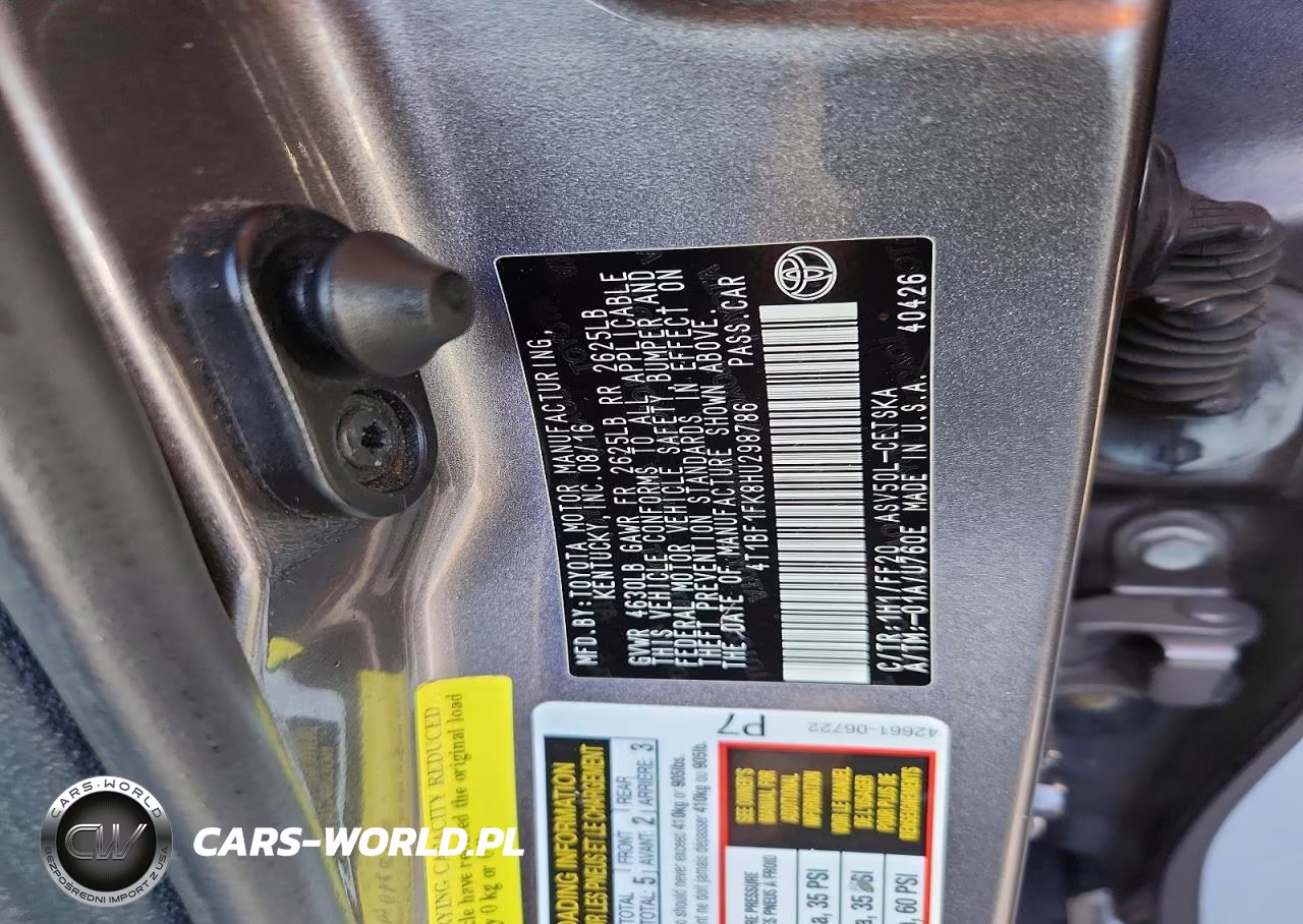 2017 Toyota Camry Se VIN:4T1BF1FK8HU298786 - 12