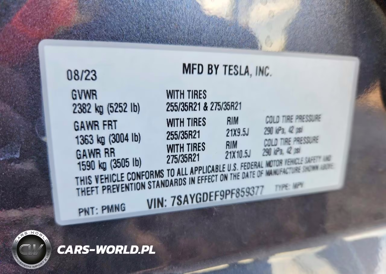 2023 Tesla Model Y VIN:7SAYGDEF9PF859377 - 12