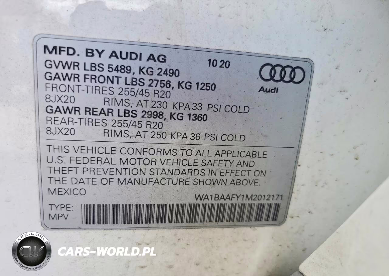 2021 Audi Q5 Premium Plus VIN:WA1BAAFY1M2012171 - 13