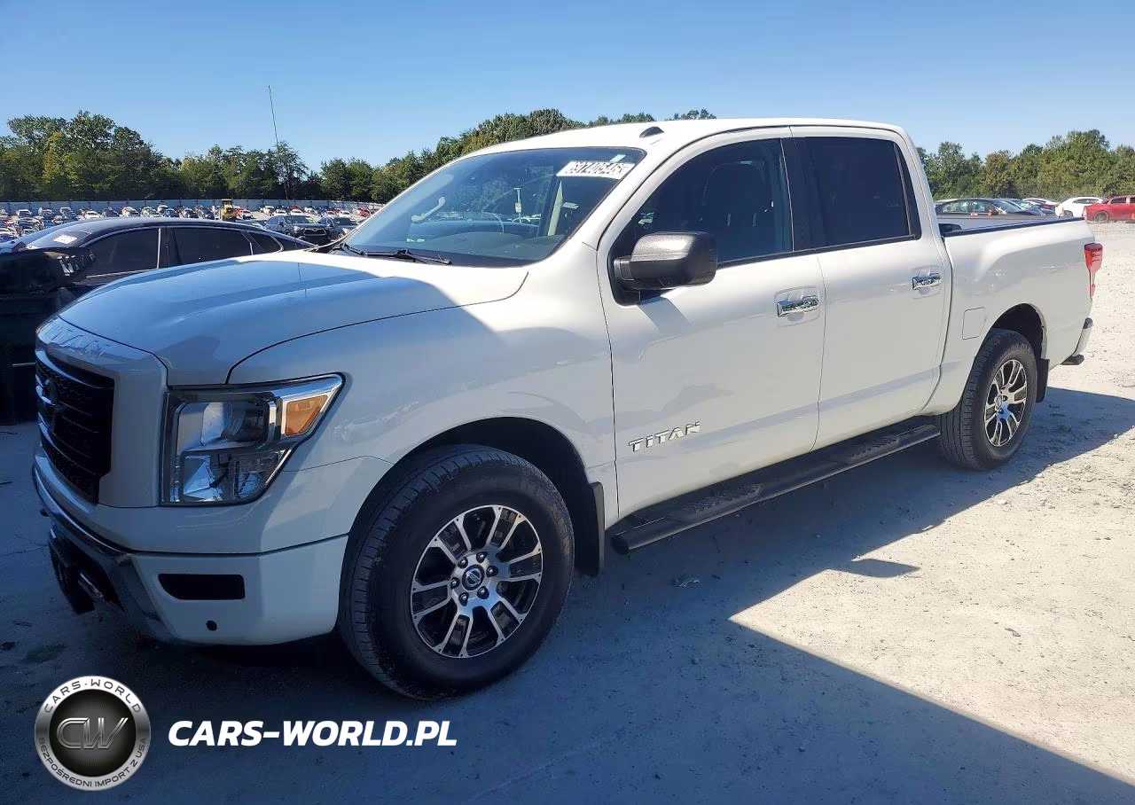 2021 Nissan Titan Sv VIN:1N6AA1EDXMN527116 - 1