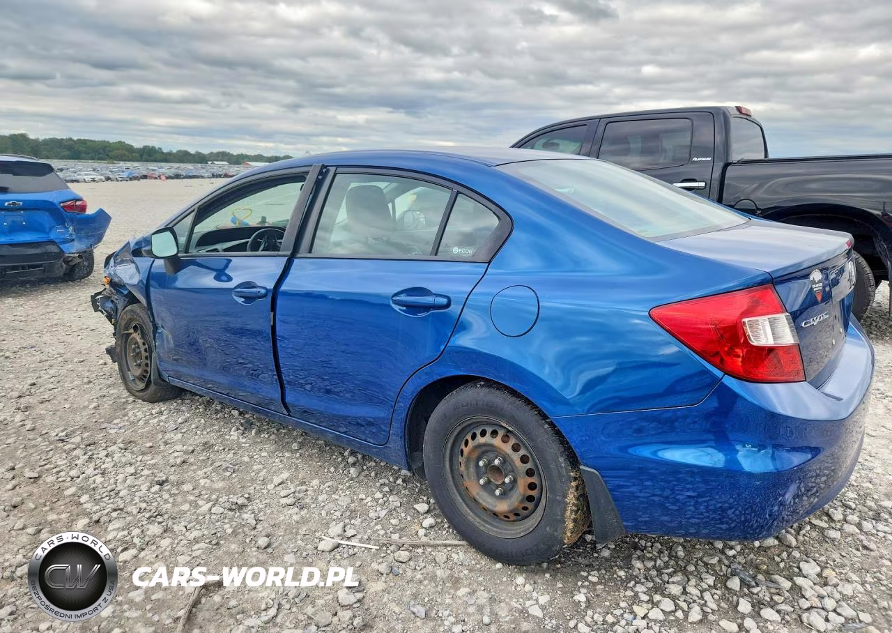 2012 Honda Civic Lx VIN:2HGFB2F5XCH548575 - 2