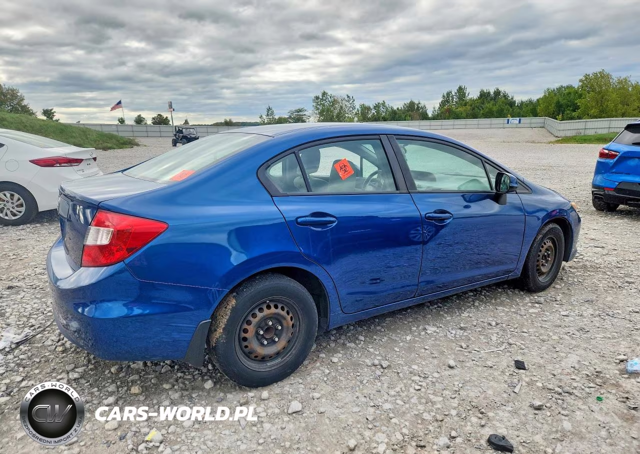 2012 Honda Civic Lx VIN:2HGFB2F5XCH548575 - 3
