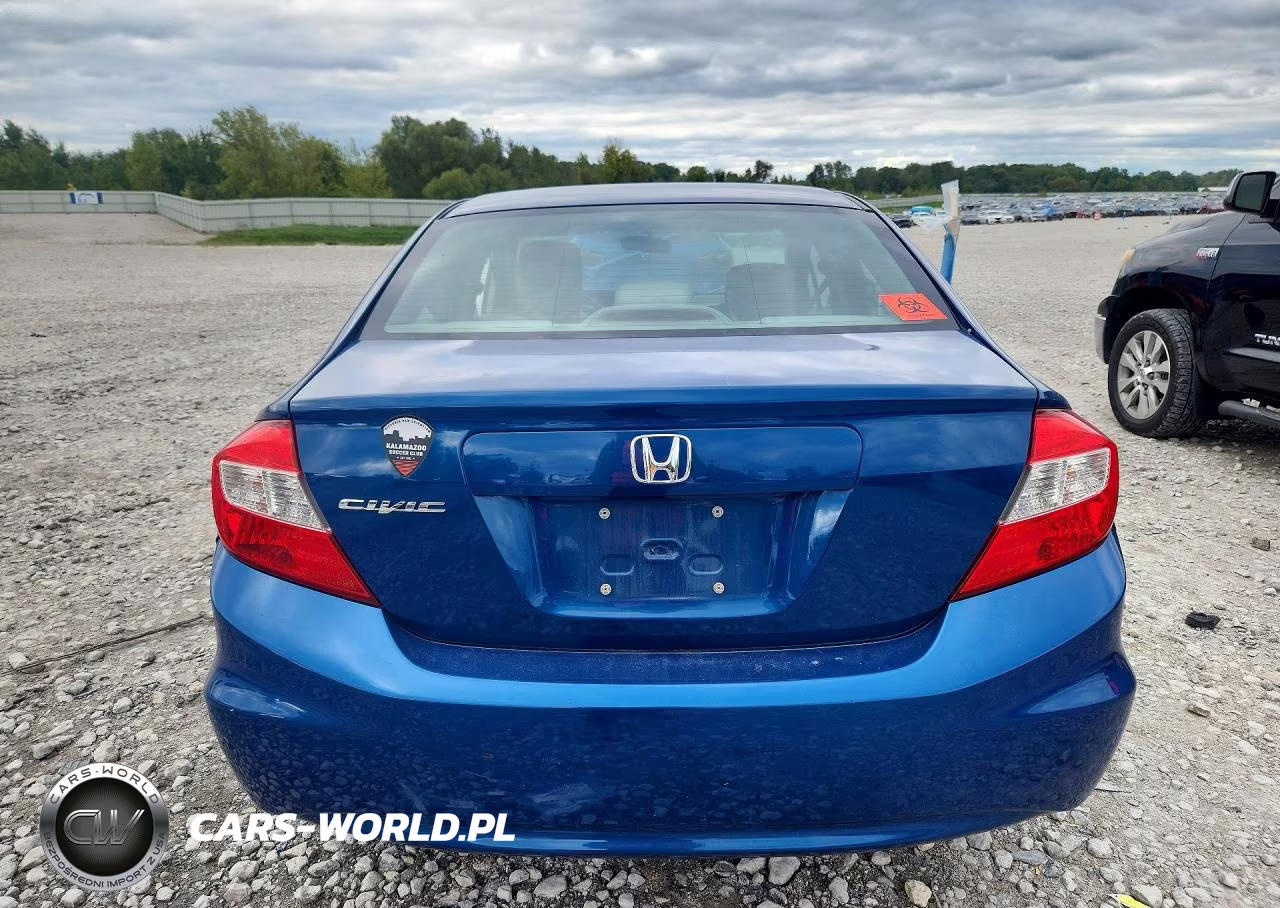 2012 Honda Civic Lx VIN:2HGFB2F5XCH548575 - 6