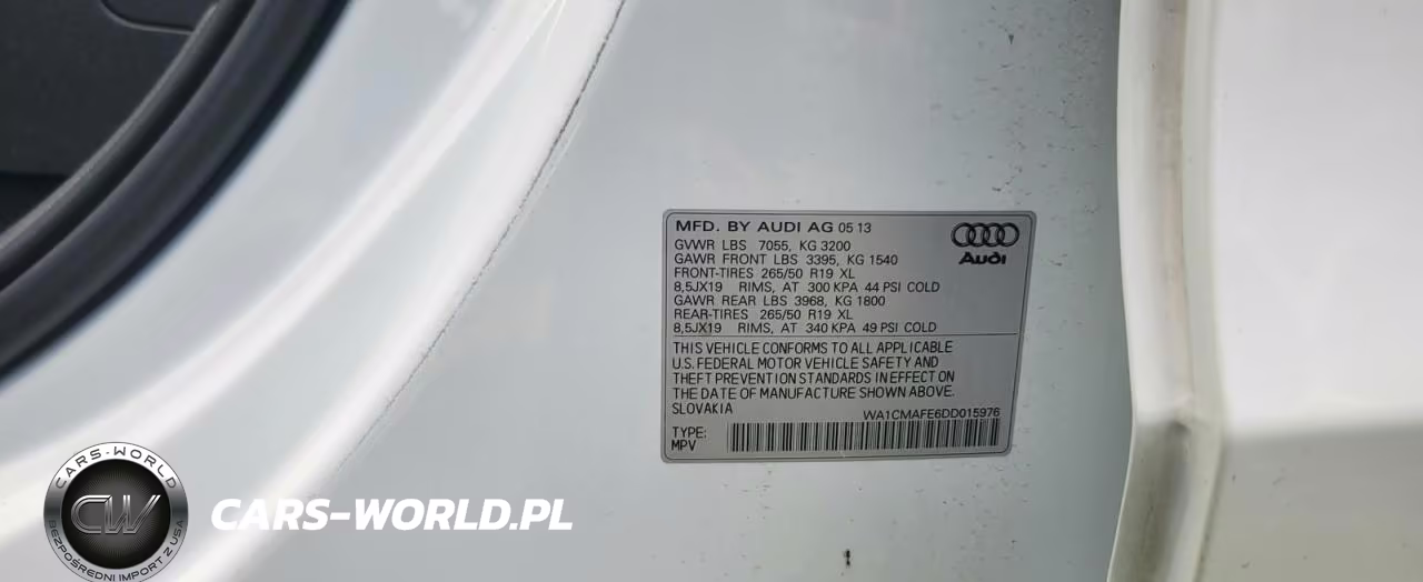 2013 Audi Q7 Premium VIN:WA1CMAFE6DD015976 - 10